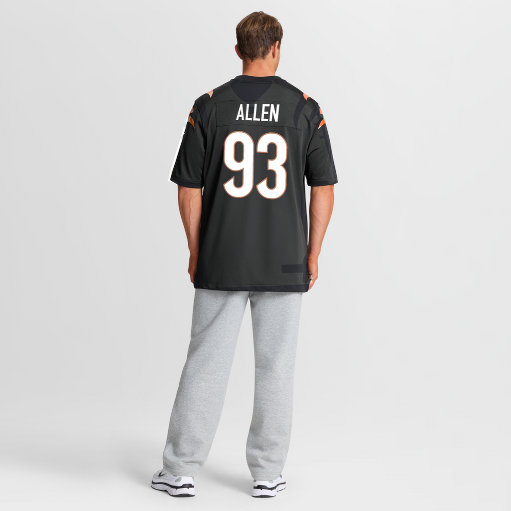 Cincinnati Bengals Jonathan Allen Nike Black Team Game Jersey