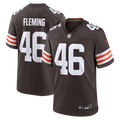 Cleveland Browns Don Fleming Nike Brown Retired Player Jersey