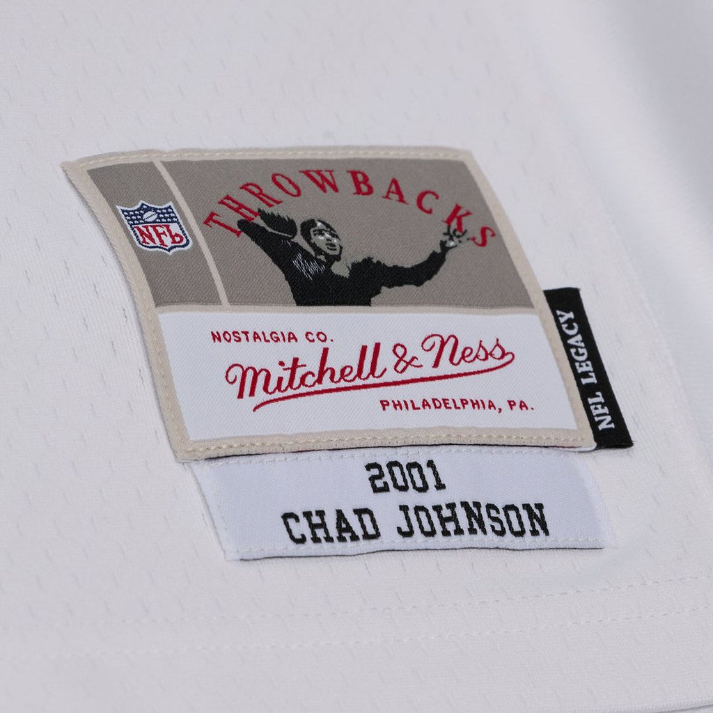 Cincinnati Bengals Chad Johnson Mitchell & Ness White 2001 Legacy Replica Player Jersey