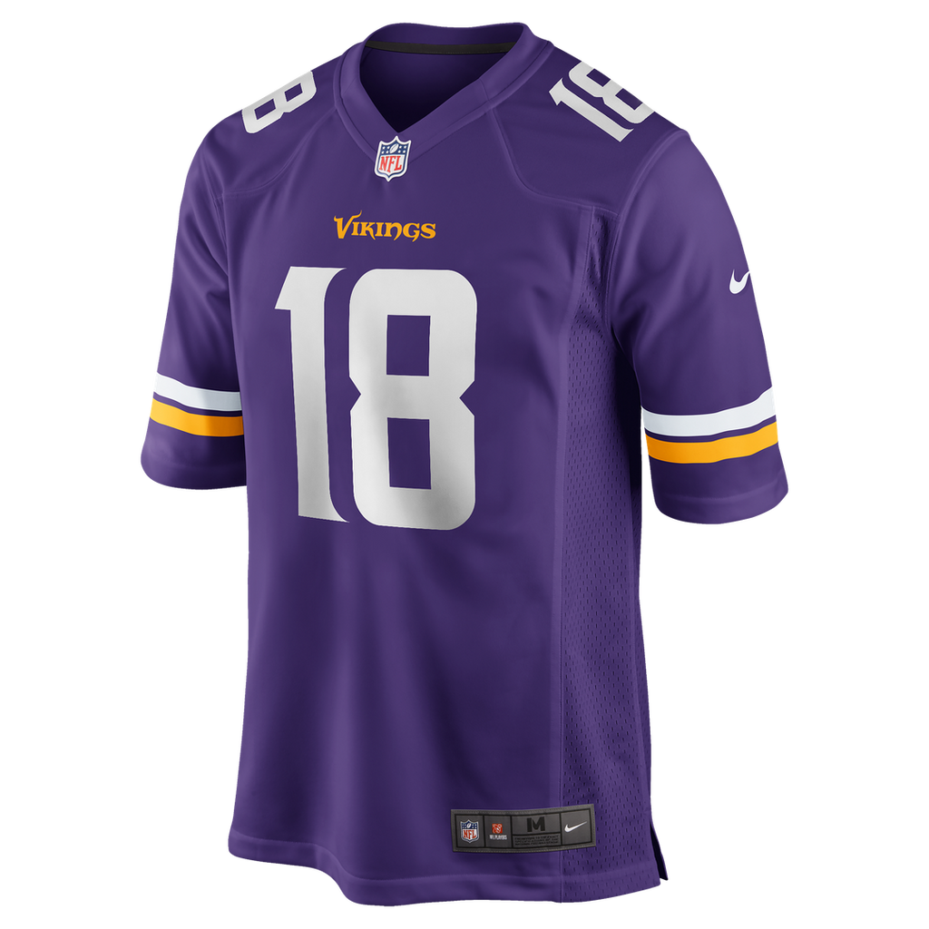Minnesota Vikings Justin Jefferson Nike Purple Player Game Jersey