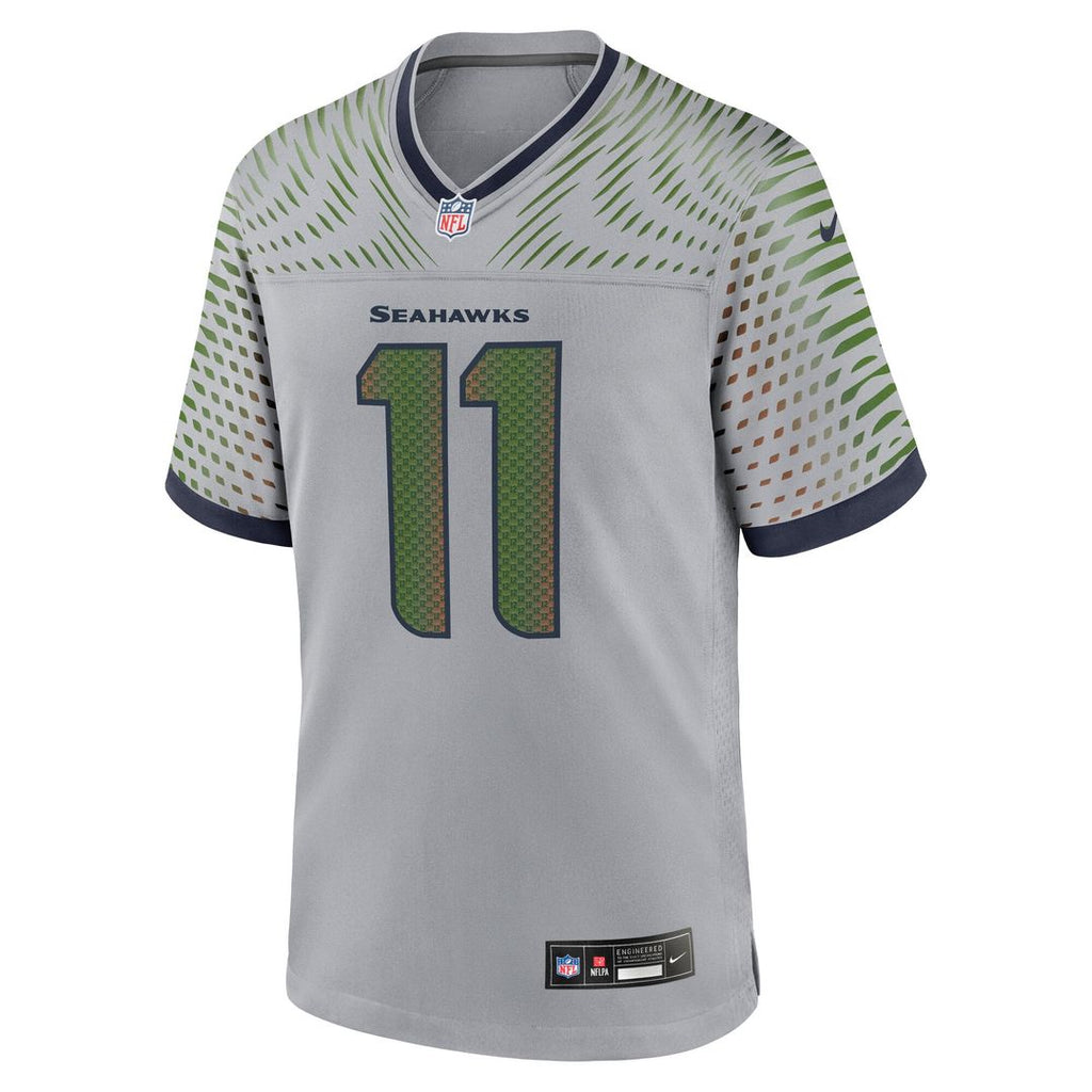 Seattle Seahawks Jaxon Smith-Njigba Nike Gray Rivalries Collection Game Jersey
