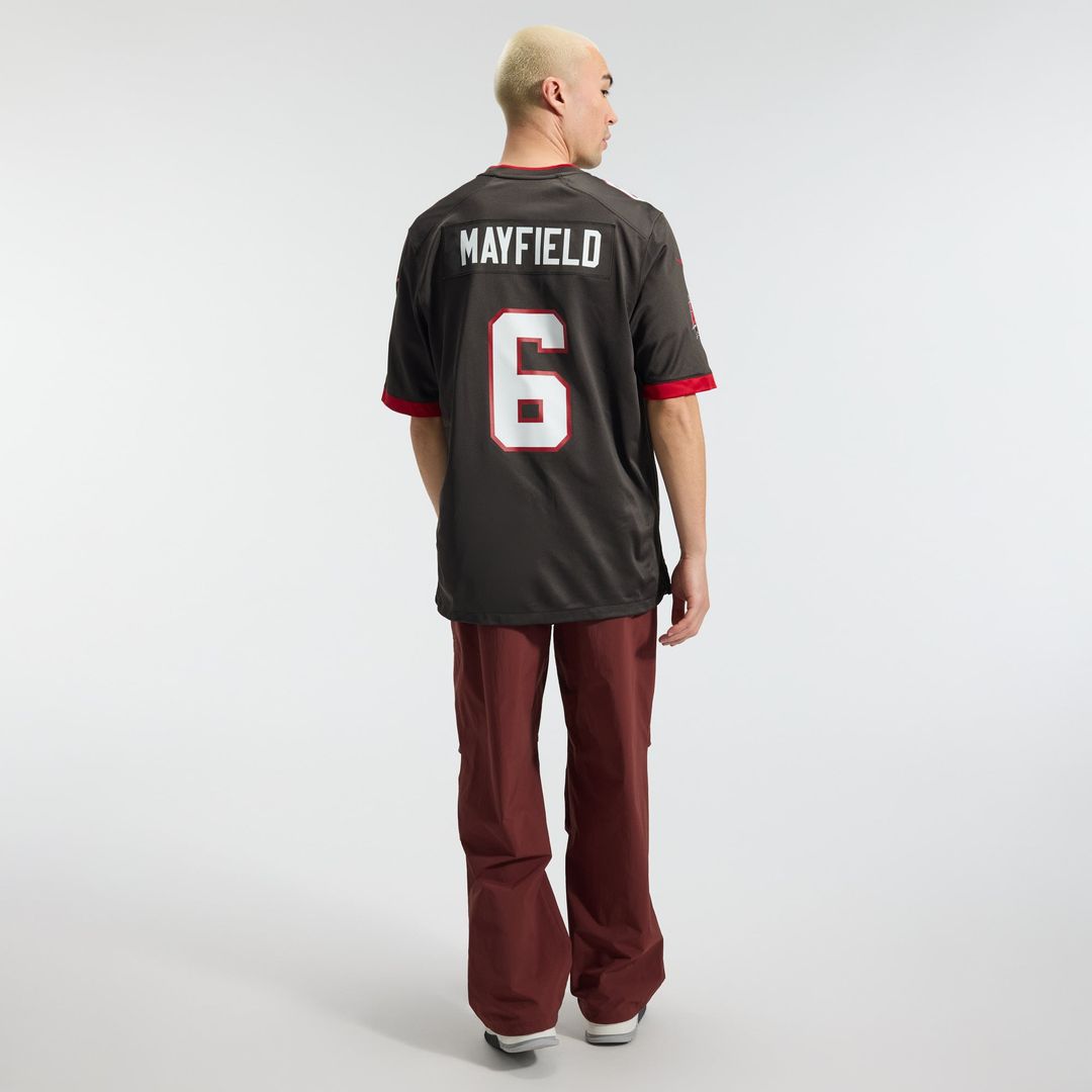 Tampa Bay Buccaneers Baker Mayfield Nike Orange Throwback Game Jersey
