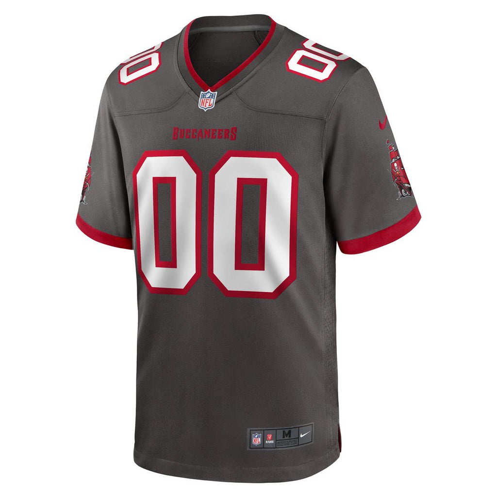Tampa Bay Buccaneers Nike Pewter Alternate Custom Game Jersey