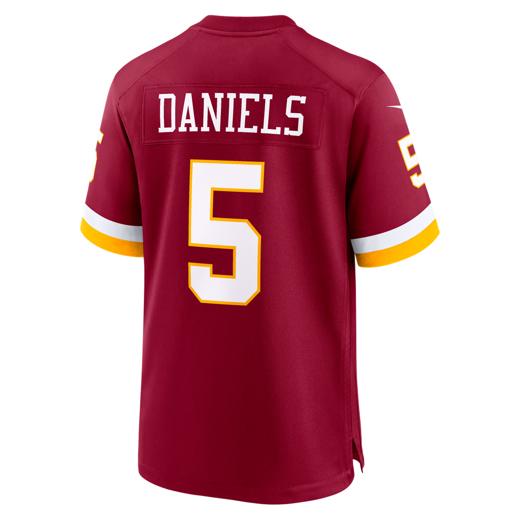 Washington Commanders Jayden Daniels Nike White Game Super Bowl Era Jersey