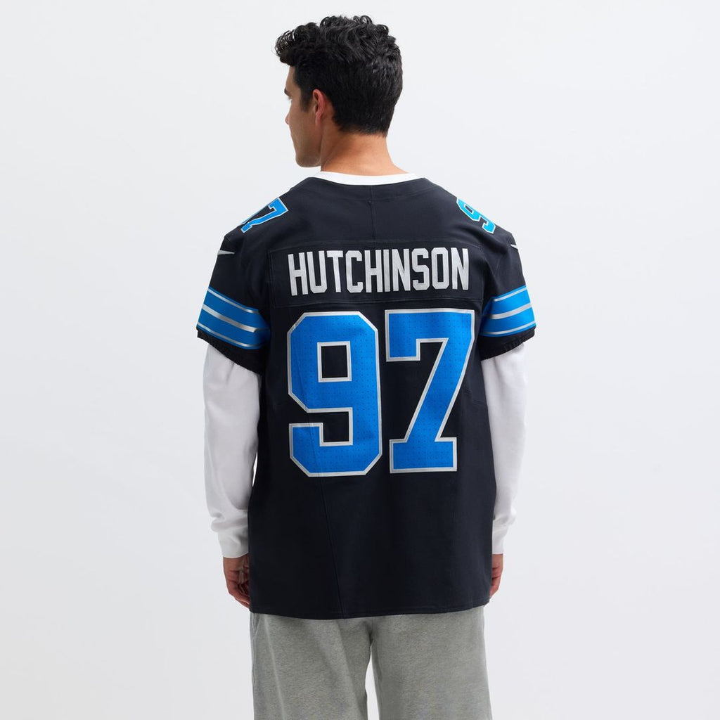 Detroit Lions Aidan Hutchinson Nike Black Alternate Vapor F.U.S.E. Elite Jersey