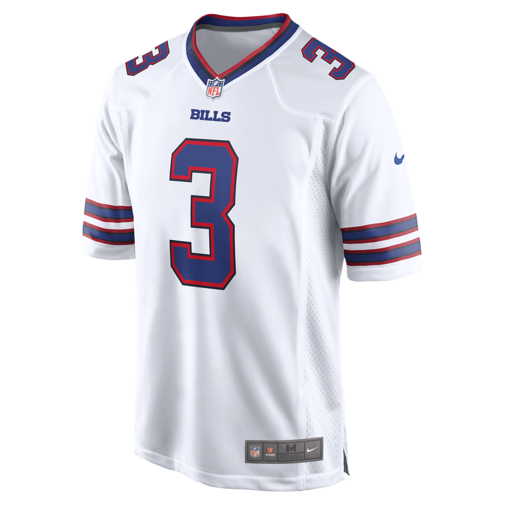 Buffalo Bills Damar Hamlin Nike White Game Jersey