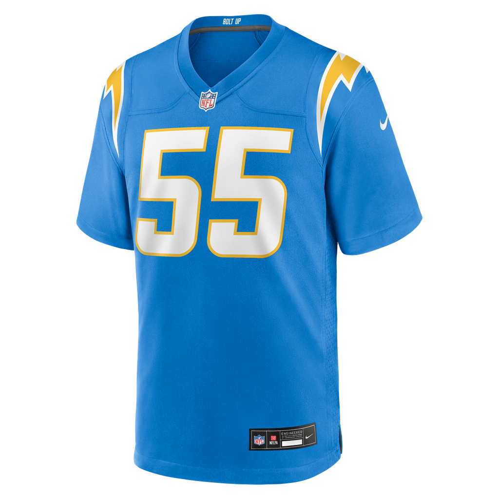 Los Angeles Chargers Junior Seau Nike Powder Blue Game Retired Player Jersey