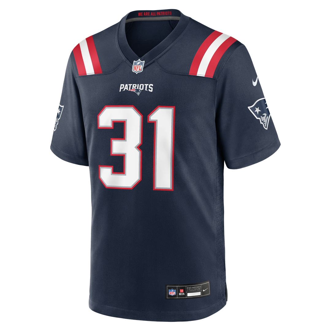 New England Patriots Kevin Byard III Nike Navy Team Game Jersey