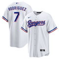 Texas Rangers Ivan Rodriguez Nike White Home Retired Player Replica Jersey