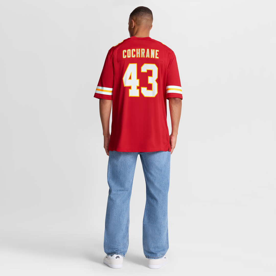 Kansas City Chiefs Jack Cochrane Nike Red Game Player Jersey