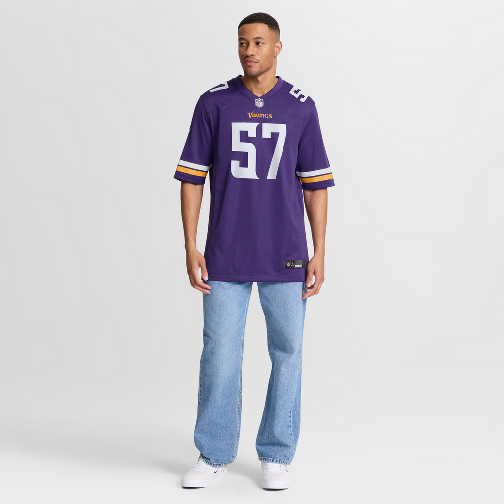 Minnesota Vikings Chaz Chambliss Nike Purple Team Game Jersey