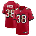 Tampa Bay Buccaneers Rashad Wisdom Nike Red Team Game Jersey