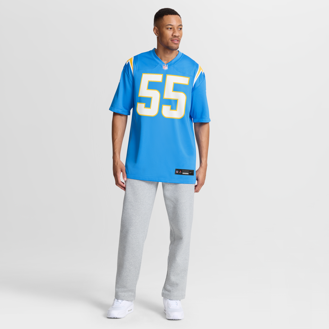 Los Angeles Chargers Junior Seau Nike Powder Blue Game Retired Player Jersey