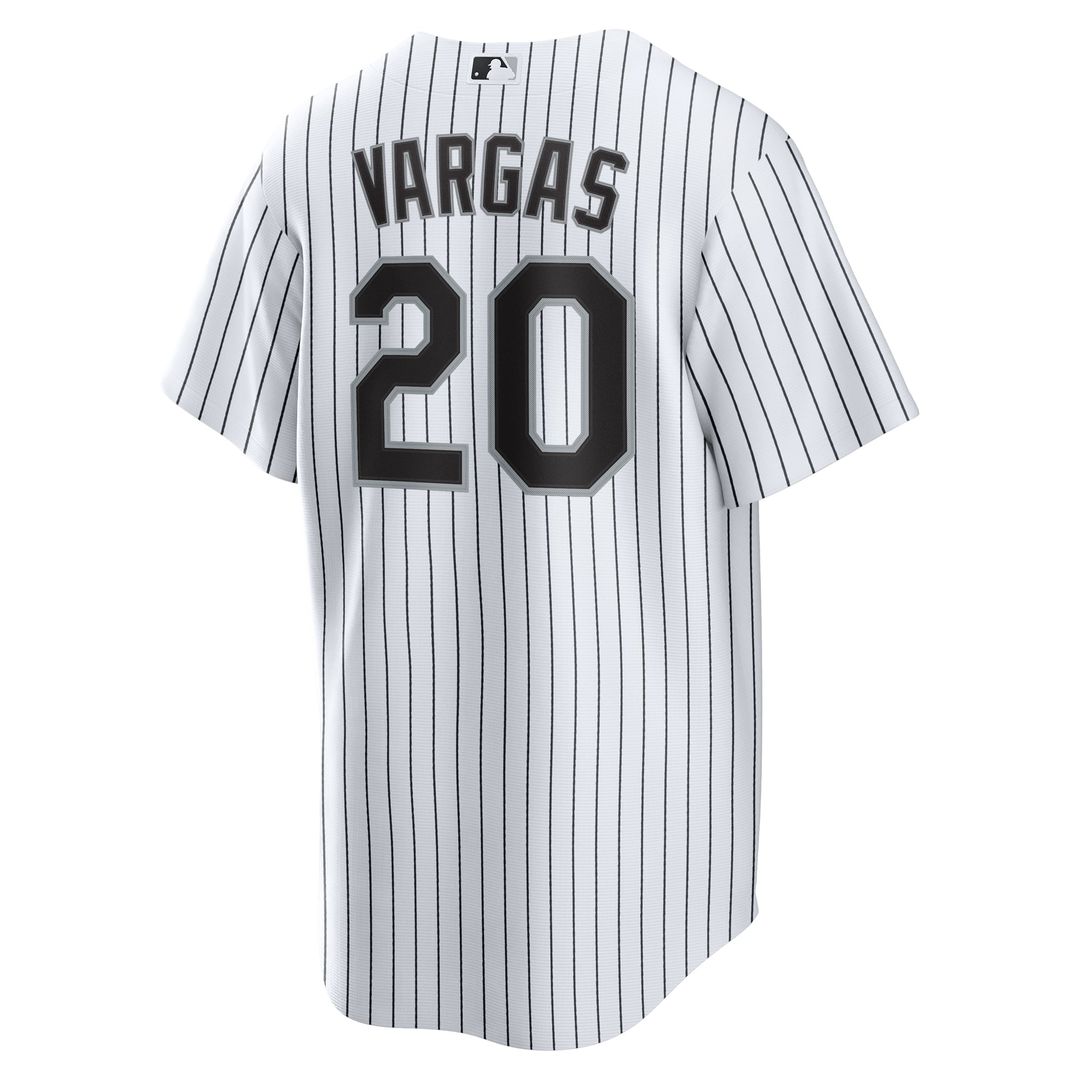 Chicago White Sox Miguel Vargas Nike White Home Replica Jersey