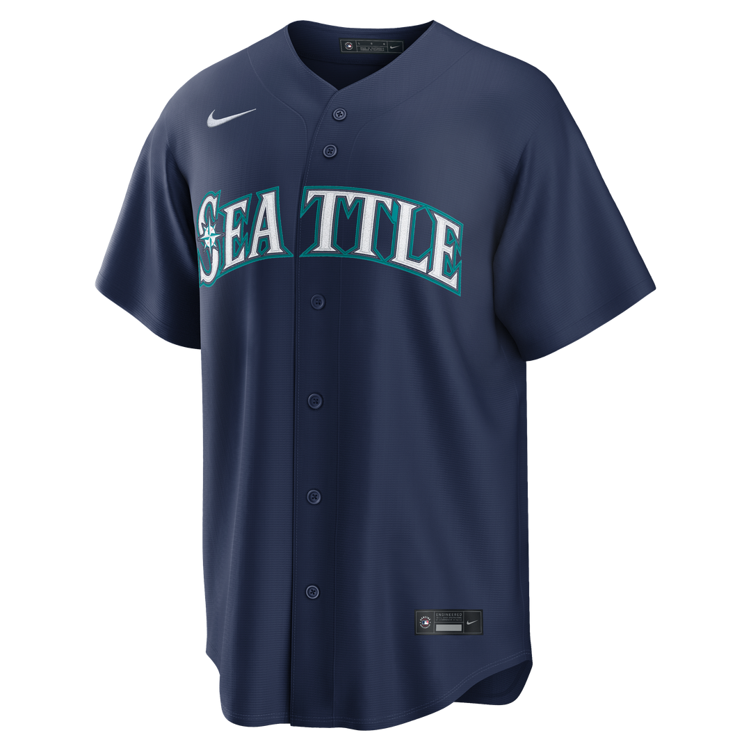 Seattle Mariners Cal Raleigh Nike Teal Alternate Replica Jersey