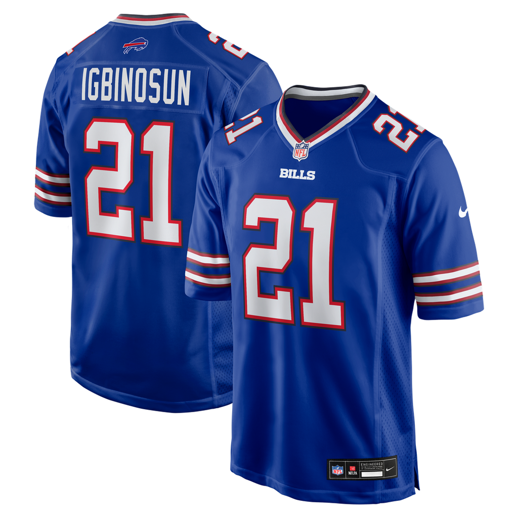 Buffalo Bills Davison Igbinosun Nike Royal Team Game Jersey