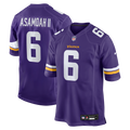 Minnesota Vikings Brian Asamoah II Nike Purple Game Jersey