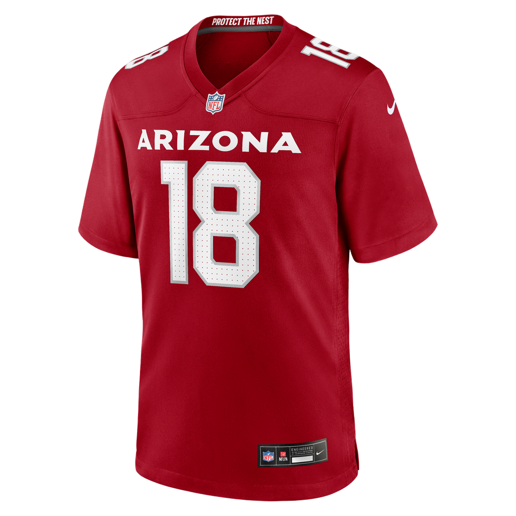 Arizona Cardinals Marvin Harrison Jr. Nike Cardinal Player Game Jersey