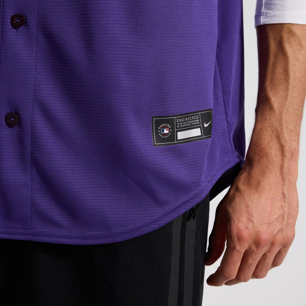 Colorado Rockies Nike Purple Alternate Replica Team Jersey
