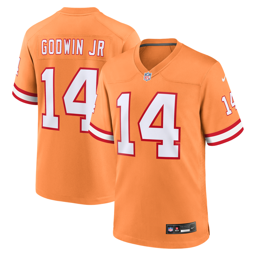 Tampa Bay Buccaneers Chris Godwin Jr. Nike Orange Alternate Game Player Jersey