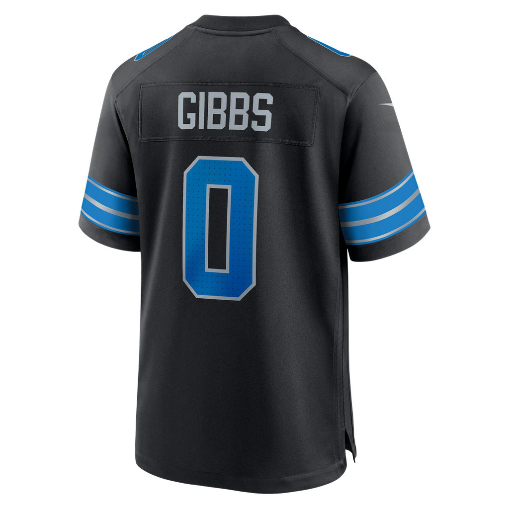 Detroit Lions Jahmyr Gibbs Nike Blue Game Player Jersey