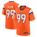 Denver Broncos Zach Allen Nike Orange Team Game Jersey