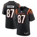 Cincinnati Bengals Tanner Hudson Nike Black Home Game Player Jersey
