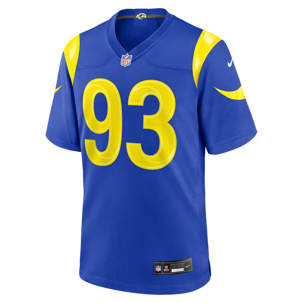 Los Angeles Rams Bill Norton Nike Royal Team Game Jersey