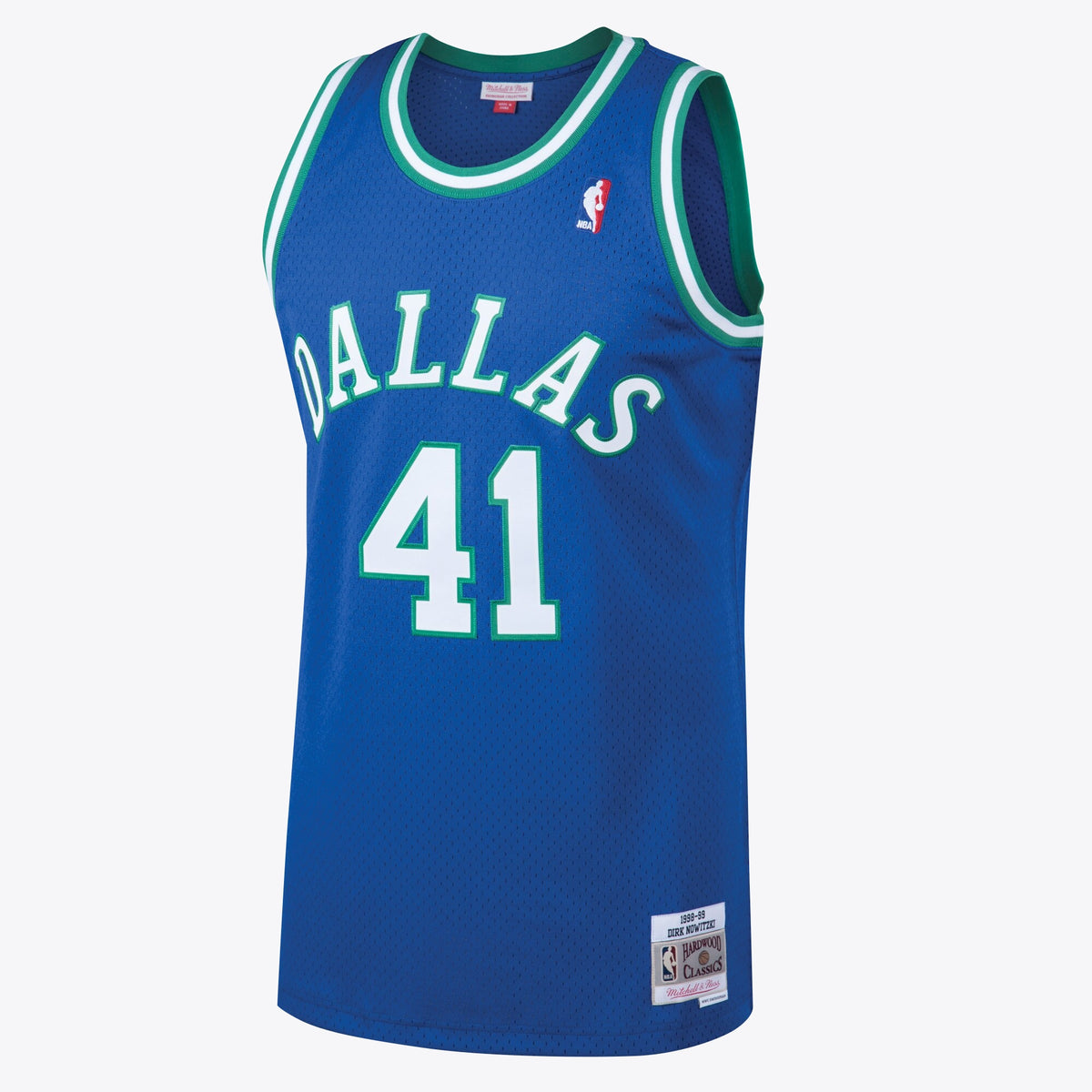 Dallas Mavericks Dirk Nowitzki 1998 Hardwood Classics Road Swingman Jersey By Mitchell & Ness - Royal