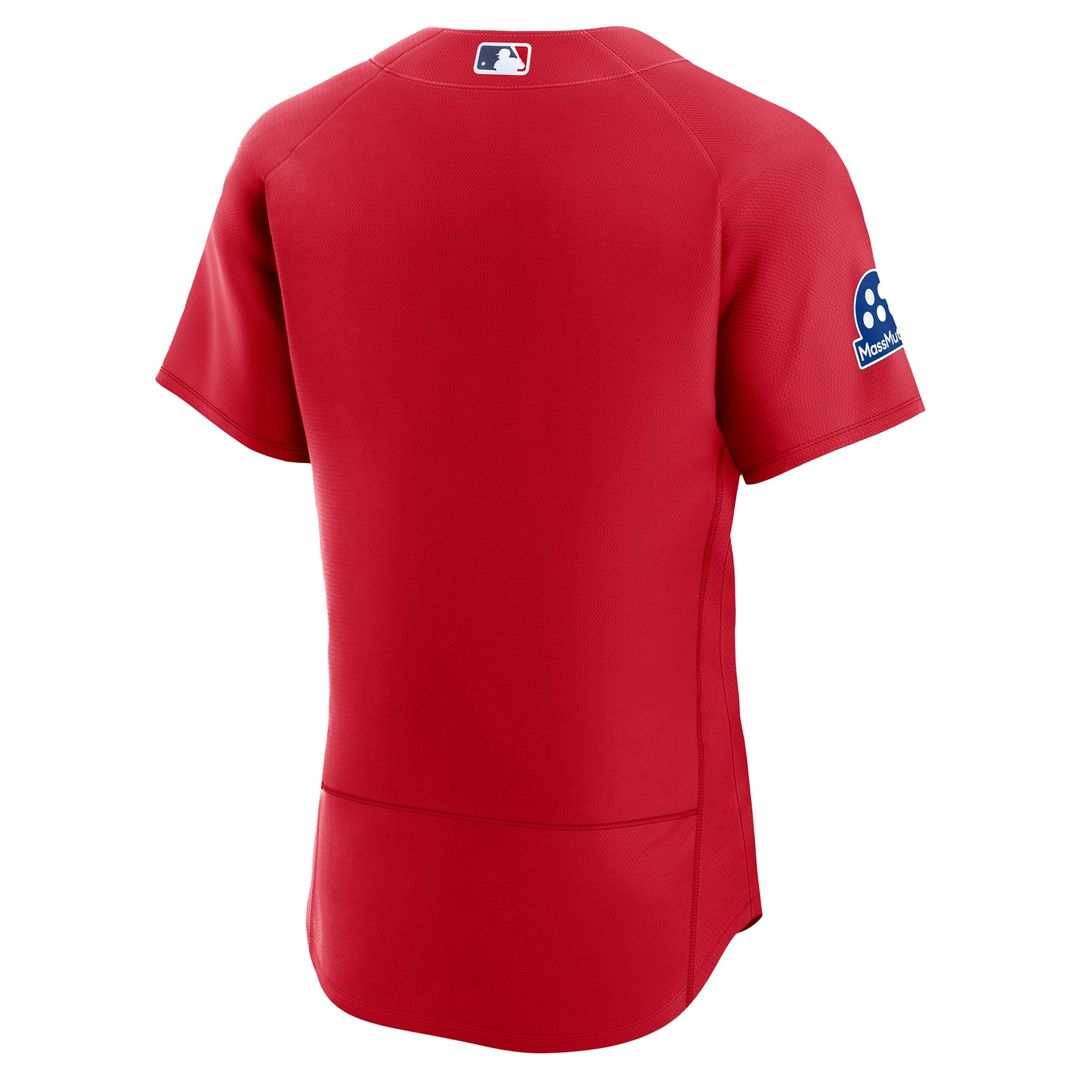 Boston Red Sox Nike Red Alternate Sponsor Patch Authentic Jersey