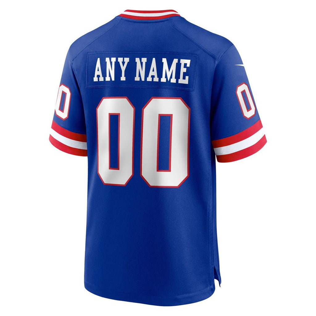 New York Giants Nike Royal Classic Custom Game Jersey