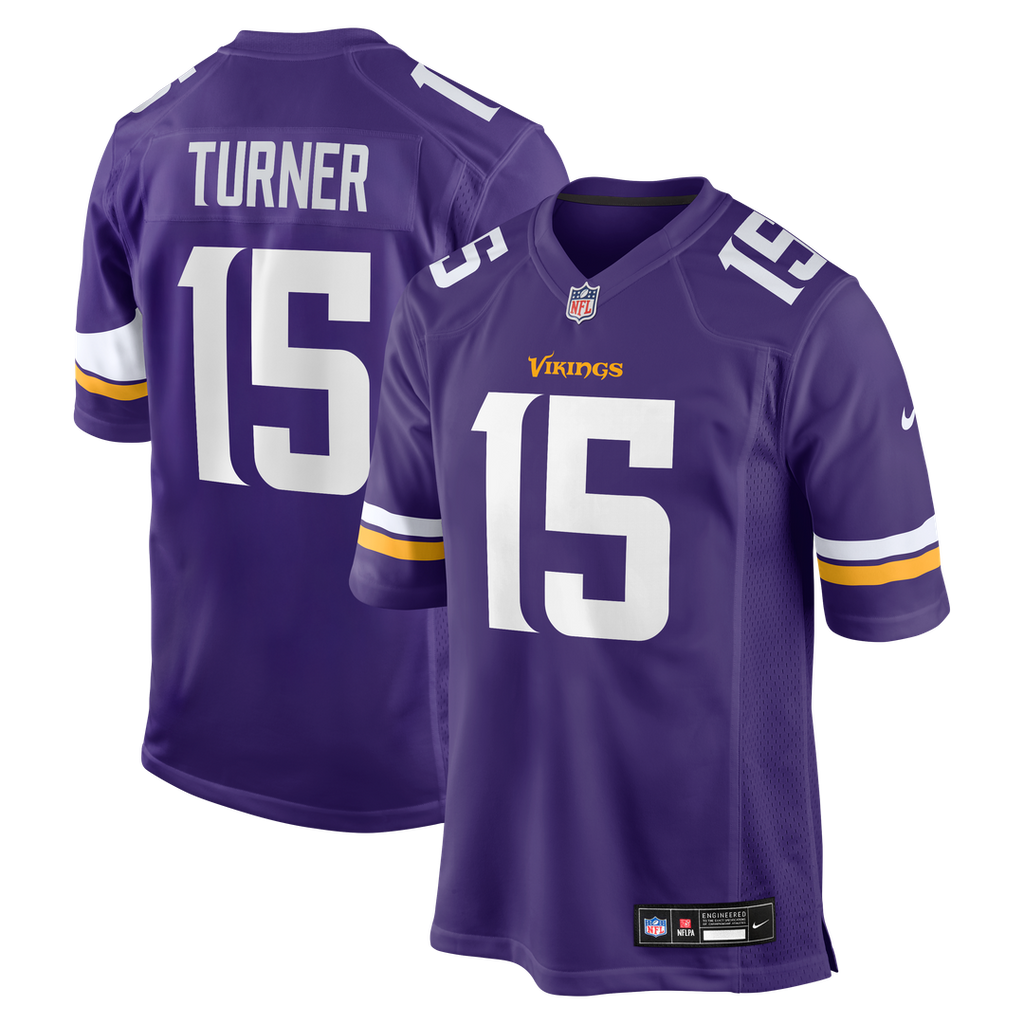 Minnesota Vikings Dallas Turner Nike Purple Game Jersey