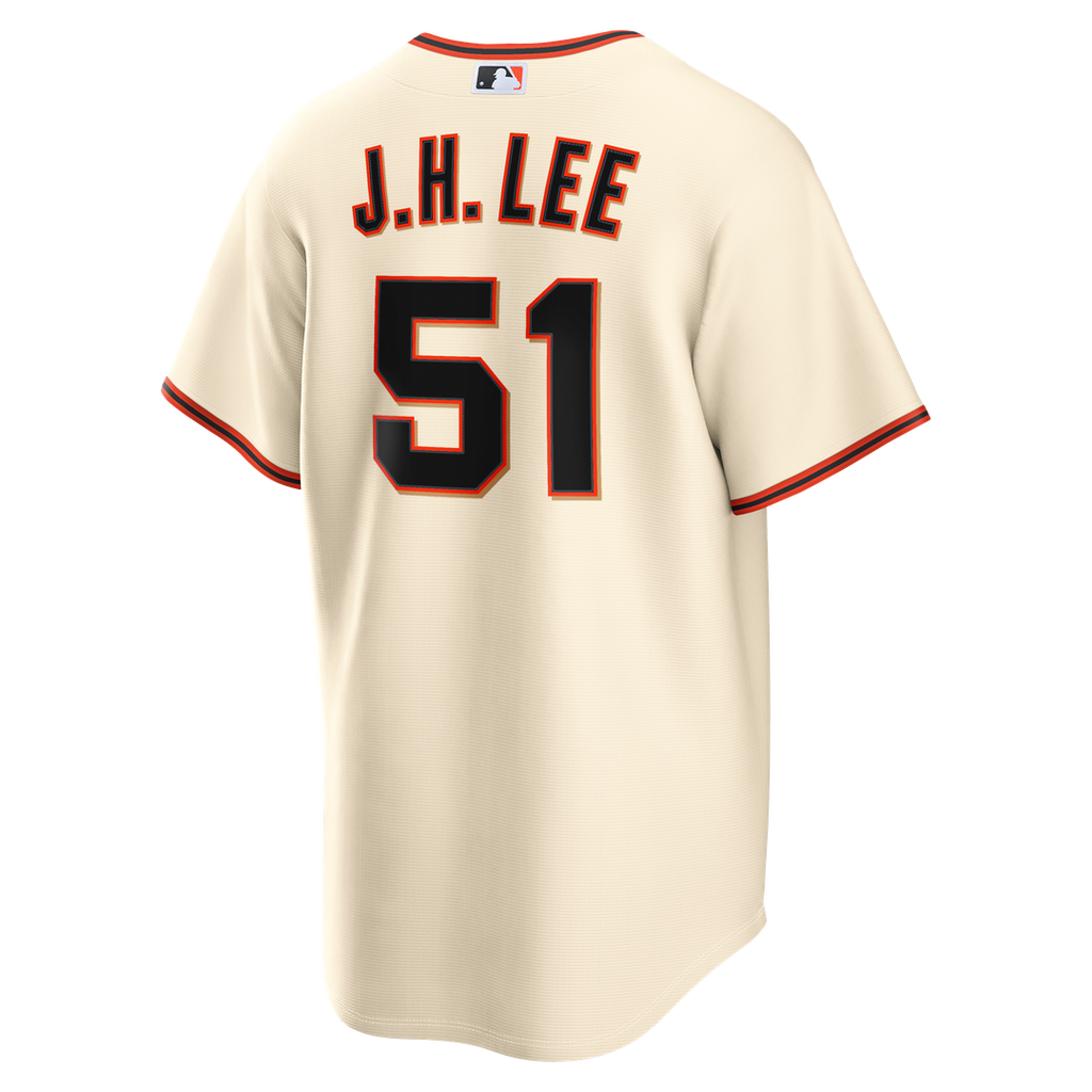 San Francisco Giants Jung Hoo Lee Nike Cream Home Replica Jersey
