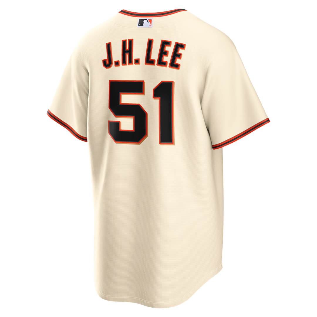 San Francisco Giants Jung Hoo Lee Nike Cream Home Replica Jersey