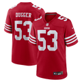 San Francisco 49ers Jaden Dugger III Nike Scarlet Team Game Jersey