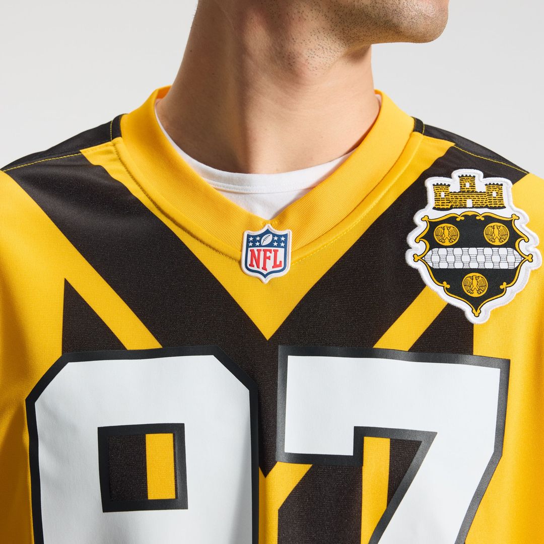 Pittsburgh Steelers Cameron Heyward Nike Gold Alternate 1933 Throwback Game Jersey