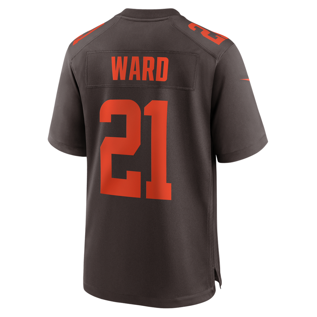Cleveland Browns Denzel Ward Nike Brown Alpha Dawg Game Jersey
