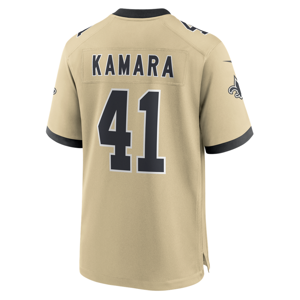 New Orleans Saints Alvin Kamara Nike Gold Gameday Golds Alternate Game Player Jersey