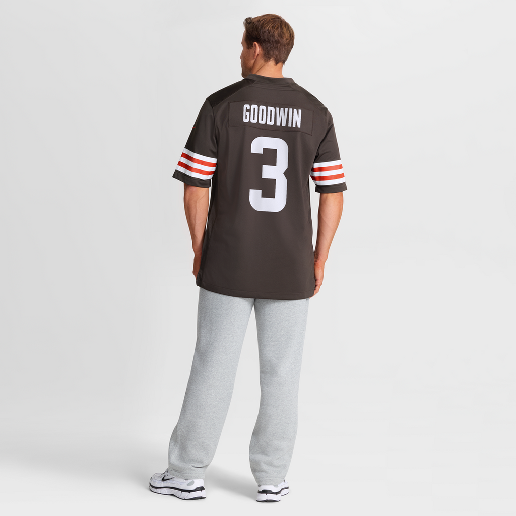 Cleveland Browns Marquise Goodwin Nike Brown Team Game Jersey