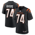 Cincinnati Bengals Jalen Rivers Nike Black Team Game Jersey