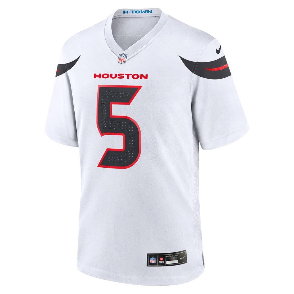 Houston Texans Jalen Pitre Nike Red Alternate Game Jersey