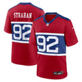 New York Giants Michael Strahan Nike Century Red Alternate Retired Player Game Jersey