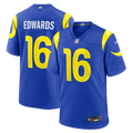 Los Angeles Rams Tru Edwards Nike Royal Team Game Jersey