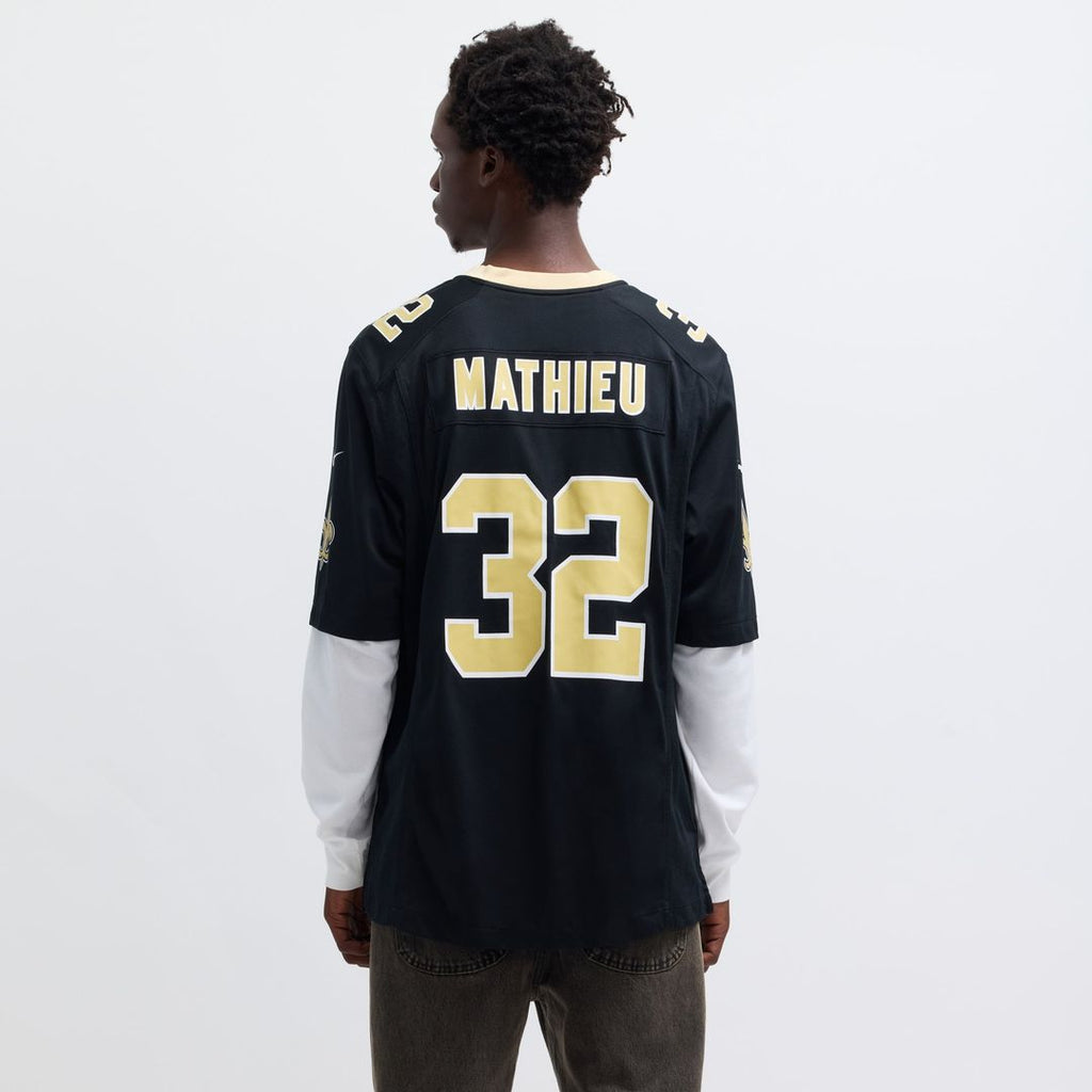 New Orleans Saints Tyrann Mathieu Nike Black Game Jersey