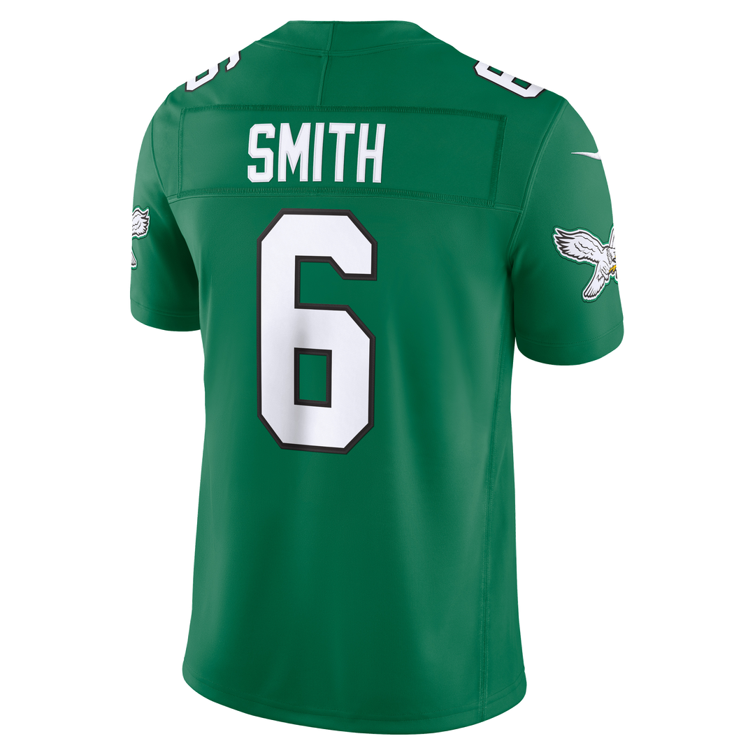 Philadelphia Eagles DeVonta Smith Nike Midnight Green Team Vapor F.U.S.E. Stitched Limited Jersey