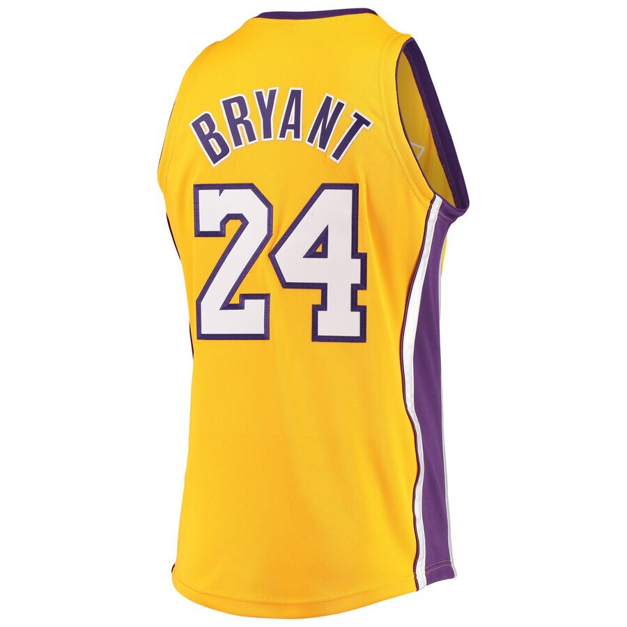 Kobe Bryant Hardwood Classics 2008-09 Authentic Jersey By Mitchell & Ness - Gold