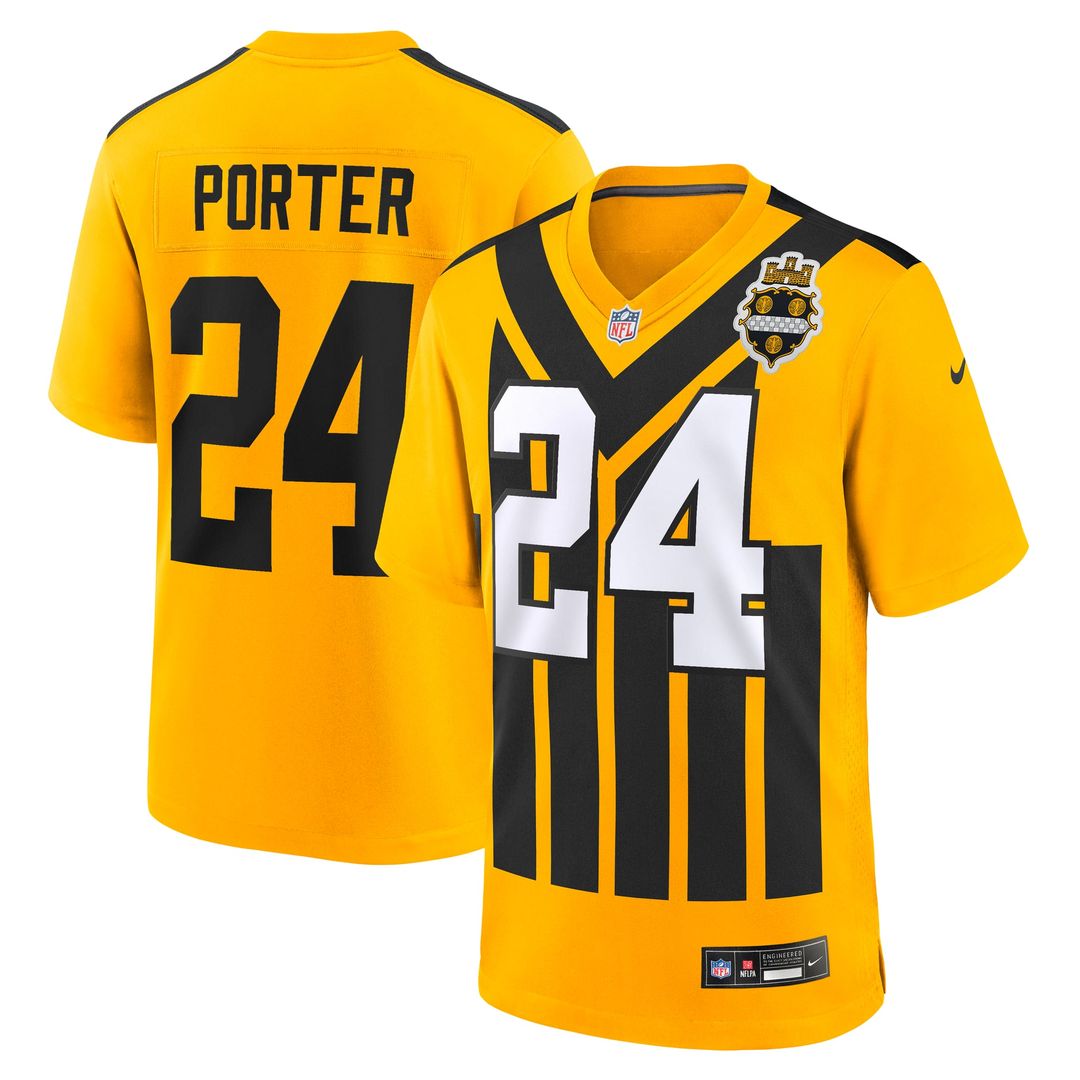 Pittsburgh Steelers Joey Porter Jr. Nike Black Game Jersey