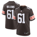 Cleveland Browns Chris Williams Nike Brown Team Game Jersey