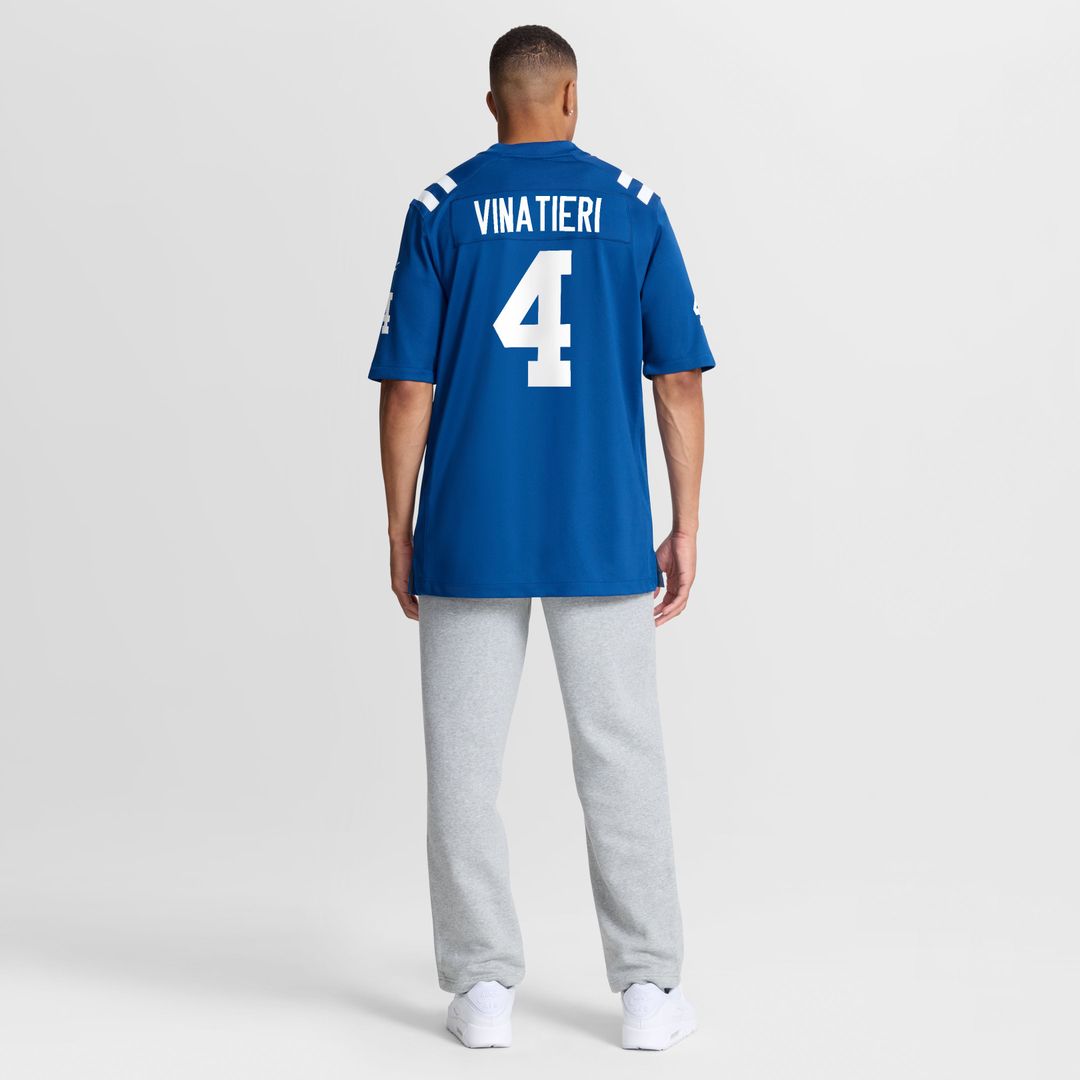 Indianapolis Colts Adam Vinatieri Nike Royal Team Retired Game Jersey