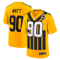 Pittsburgh Steelers T.J. Watt Nike Gold Alternate 1933 Throwback Game Jersey